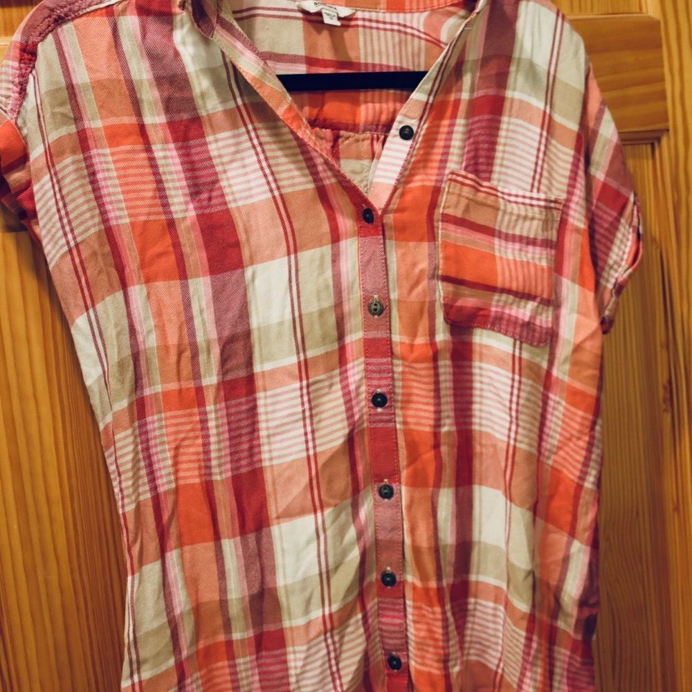 Sonoma Pink Striped Shirt